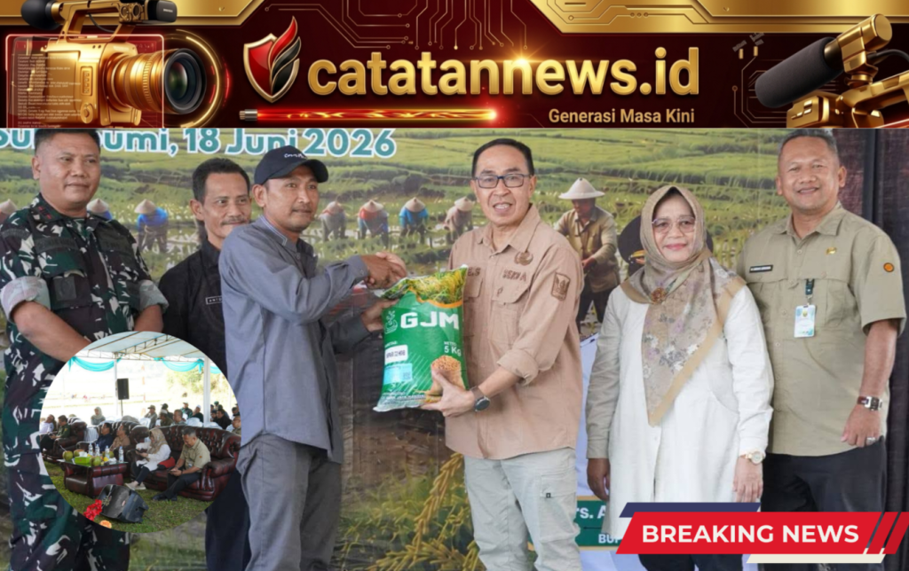 Sukabumi Masuk Fase Swasembada Berkelanjutan, Produksi Gabah 2025 Tembus 1 Juta Ton