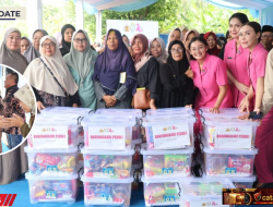 Bhayangkari Polda Metro Jaya Bagikan 750 Paket Sembako di Bojongsari Depok