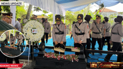 Polwan Polda Metro Jaya Ziarah dan Tabur Bunga di TPBU Giri Tama Bogor